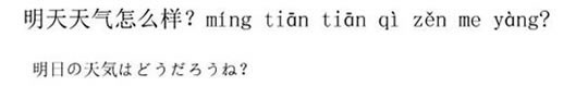 みんしーの中国語　ニーハオ北京　明日の天気はどうだろうね？